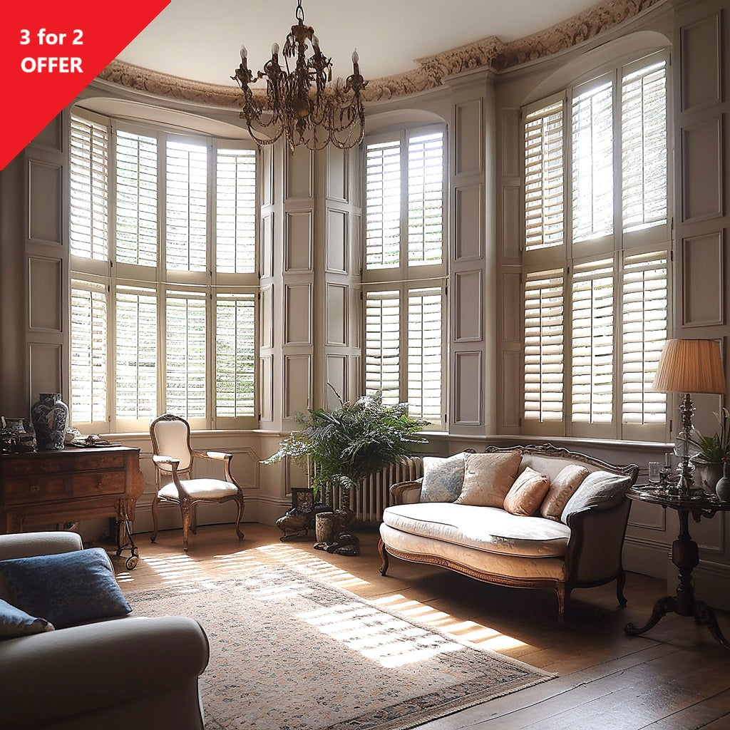 Premium Hardwood Tier On Tier Shutters