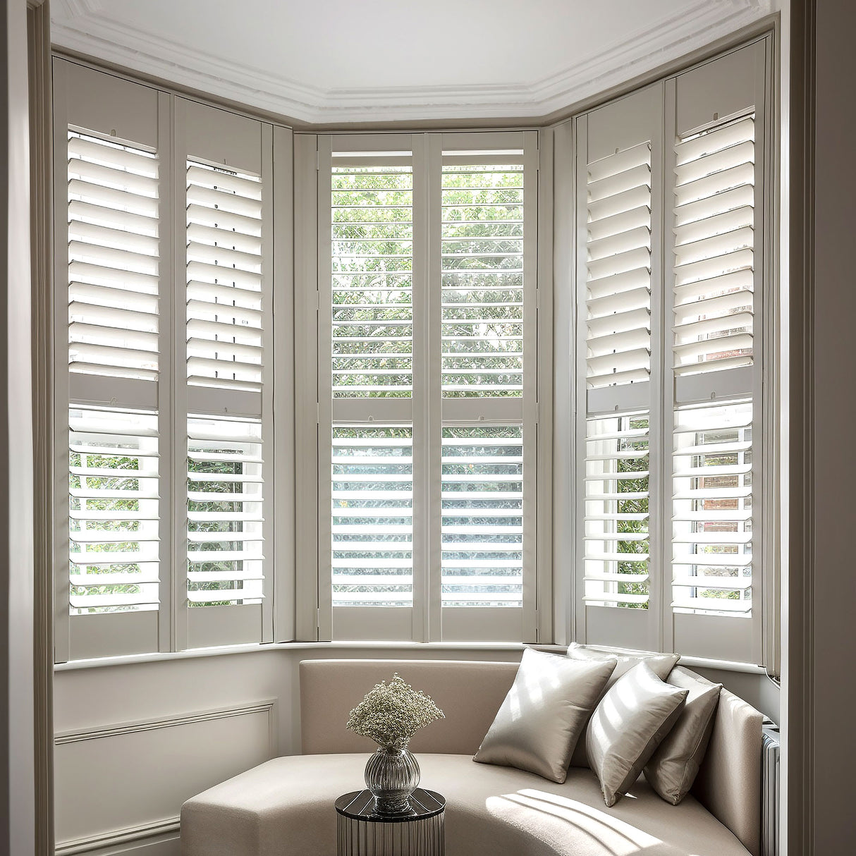 Full Height Premium Hardwood Shutters